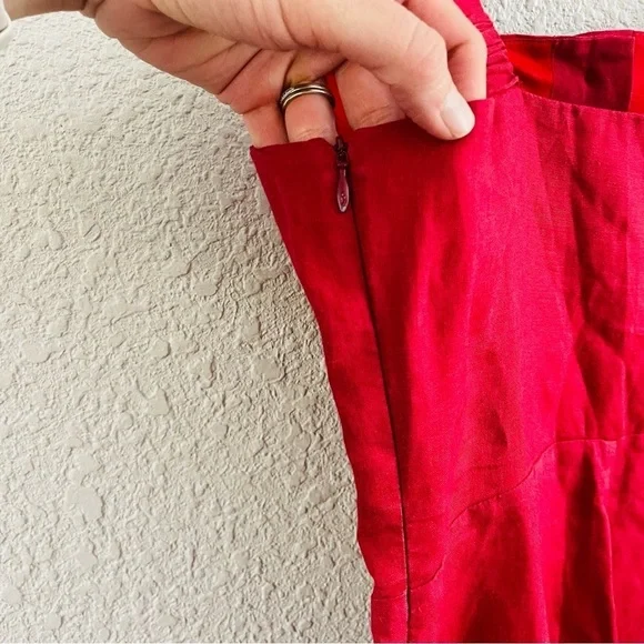 STAUD Bay Cropped Red Jumpsuit - Picture 8 of 15